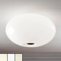 Beautiful ceiling light AIH 38 cm white lustrous