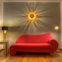 Enchanting wall lamp Sonne Gold 70 cm