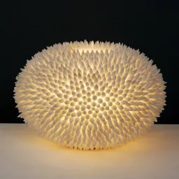 Extravagant table lamp Sirena Bianco