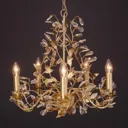 Exquisite chandelier Buono 5-bulb, gold