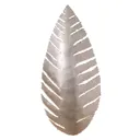 Pietro wall light in leaf form, silver