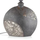 Mary table lamp, ceramic and chintz, height 50 cm