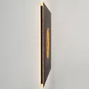 Luina LED wall light, 80 x 80 cm, gold interior