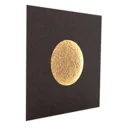 Luina LED wall light, 80 x 80 cm, gold interior