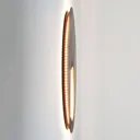 Luina LED wall light, Ø 80 cm, silver inside
