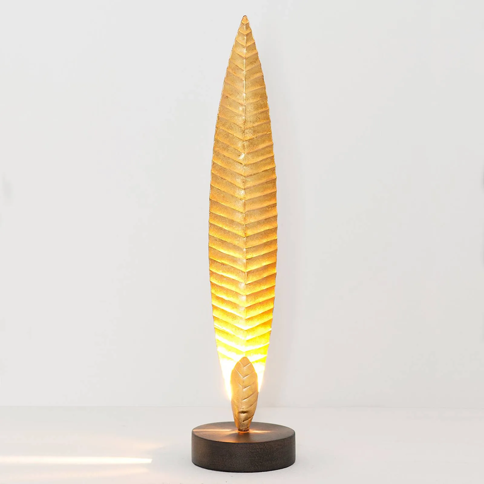 Penna table lamp, gold, height 38 cm