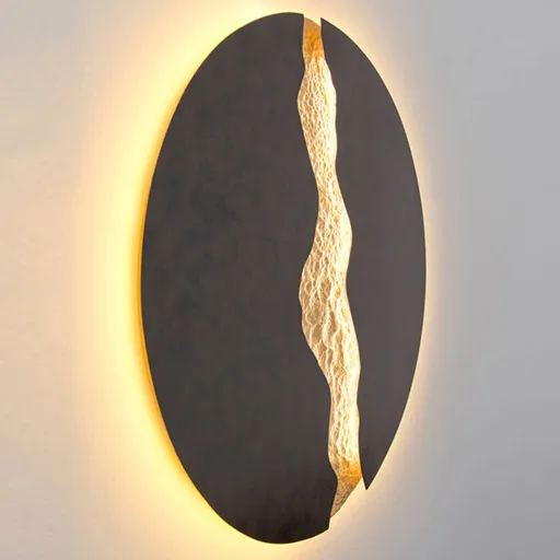 Iava LED wall lamp lava, Ø 80 cm