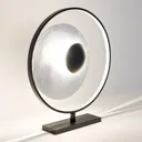Satellite table lamp silver and black height 58 cm