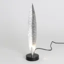 Penna table lamp, silver, height 38 cm