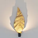 Gamba LED wall light, leaf shape