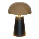 Fungo table lamp, elegant design, black/gold