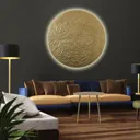 Meteor LED wall light, Ø 120 cm, gold