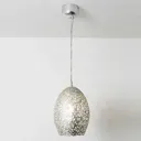 Cavalliere pendant light, silver, Ø 22 cm