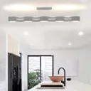 Wave LED ceiling light, white