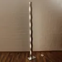 Wave LED floor lamp white