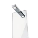 Flat 2 LED wall and mirror light, chrome