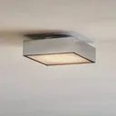 Decor Walther Cut LED ceiling light chrome 18x18cm