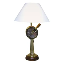 Extraordinary table lamp CRUISE with wood