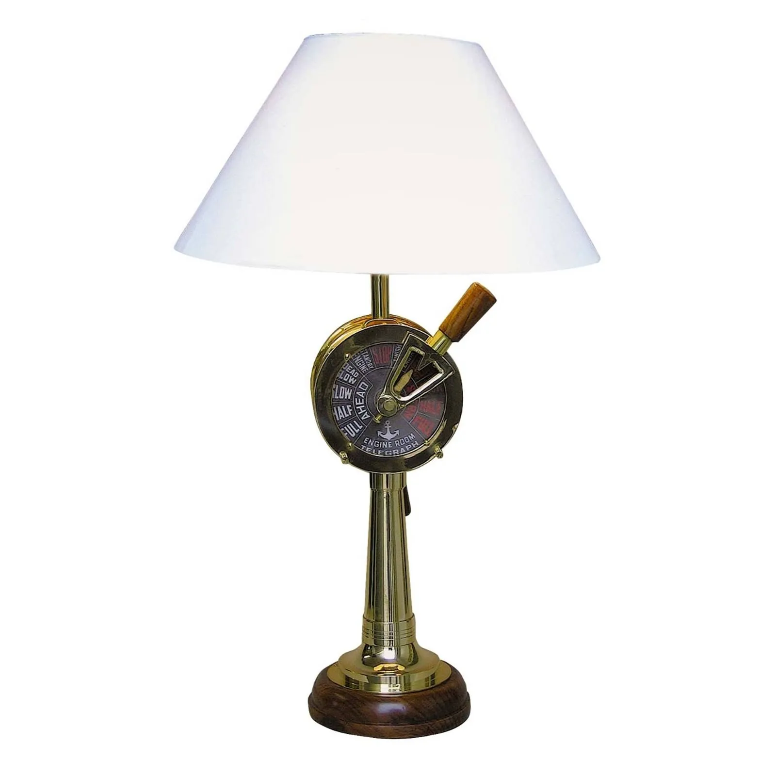 Extraordinary table lamp CRUISE with wood