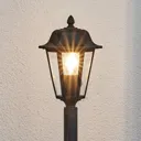 Bollard lamp Lamina in rust finish