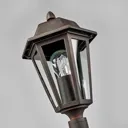Bollard lamp Lamina in rust finish