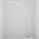 Minimalistic LED floor lamp Danua in white