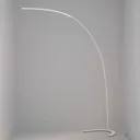 Minimalistic LED floor lamp Danua in white