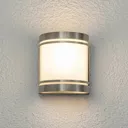 Stainless steel wall light Lenea