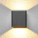 Graphite grey Aaron LED outdoor wall light