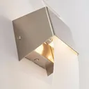 Decorative LED wall light Harry, matt nickel