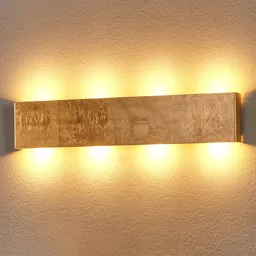 Maja - antique golden LED wall light, dimmable
