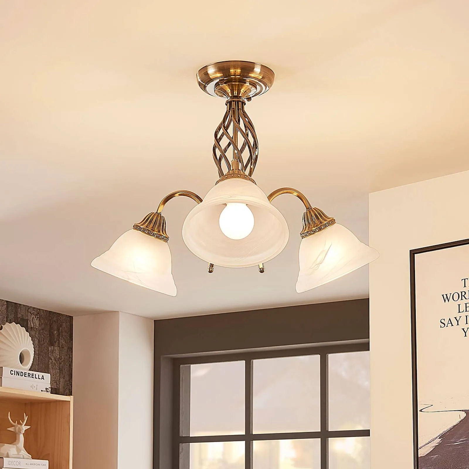 3-bulb ceiling light Mialina