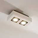 2-bulb white LED spotlight Vince
