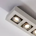 4-bulb long white LED ceiling light Vince