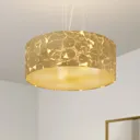 Golden pendant light Aura - made in Germany