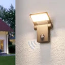 Outdoor wall light Marius with sensor and LEDs