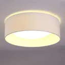 Franka white LED ceiling light, 41.5 cm