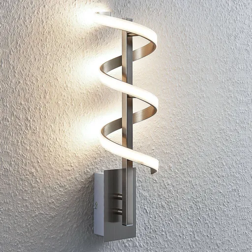 Spiral LED wall light Pierre