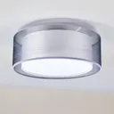 Nica fabric ceiling light in grey