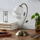 Table lamp Matea with a floral design