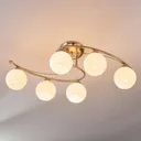 Dining room ceiling light Svean, 6 bulbs