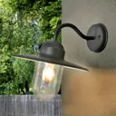 Black country house style outdoor wall light Filip