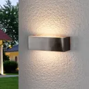 Stainless steel LED outdoor wall light Alicja