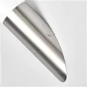 Kristof slanted stainless steel outdoor wall light