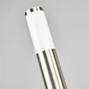 Cylindrical path lamp Kristof, stainless steel