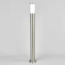 Cylindrical path lamp Kristof, stainless steel