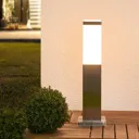 Pillar light Lorian made of stainless steel