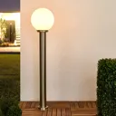 Aiven - path light with a spherical lampshade