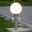 Vedran - pillar lamp including motion detector