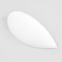 Shell-shaped plaster wall lamp Guilia